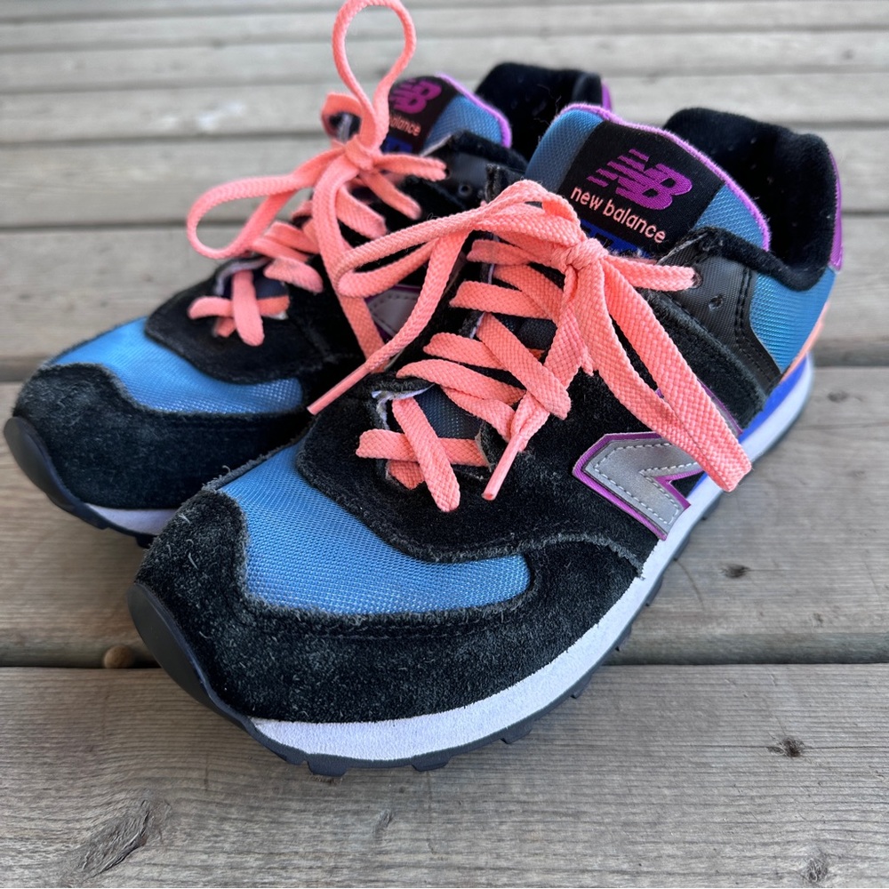 New Balance 574 Neon Sneakers